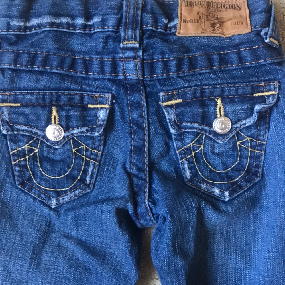 True Religion Girls Denim Bootcut Jeans LOT of 2 VINTAGE - Picture 7 of 7